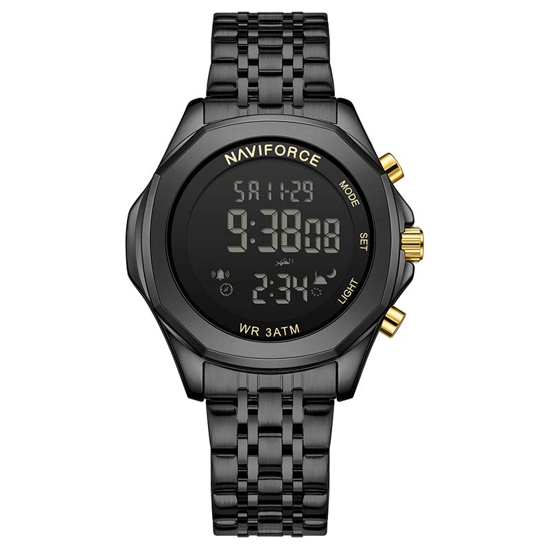 Naviforce NF9275 Men's Quartz Black Stainless Steel Watch | Price in Kenya