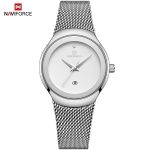 Naviforce womens watch NF5004 silver fashion stainless steel price in Kenya -001