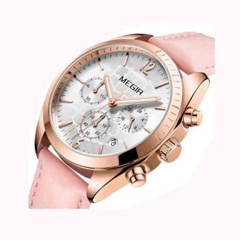 Megir 2115 Luxury Chronograph Quartz Ladies Wristwatch