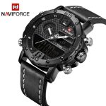 Naviforce Mens Watch NF9134 black leather band price in Kenya