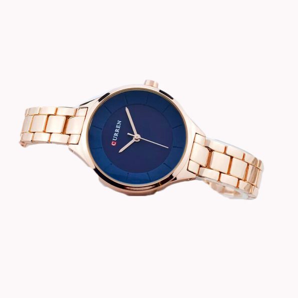 CURREN 9015 Luxury Rose Gold Ladies watch