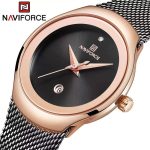 Naviforce womens watch NF5004 black fashion stainless steel price in Kenya -002