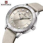 Naviforce womens watch NF5020 Silver Fashion leather price in Kenya
