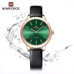 Naviforce womens Watch NF5024 Green Dial price in Kenya Top Brand Fashion Leather strap -002
