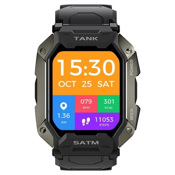 KOSPET TANK M1 PRO Outdoor Rugged Bluetooth Call,50M Waterproof Smartwatch