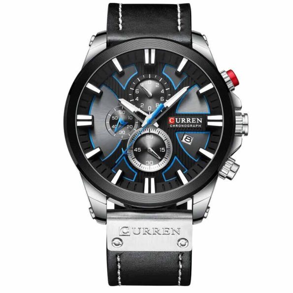 Curren 8346 Top Brand Leather watch