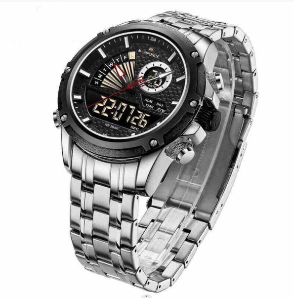 Naviforce mens watch NF9205 Digital LCD Luxury