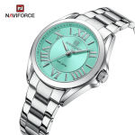 Naviforce womens watch NF5037 Green Dial price in Kenya Fashion Quartz stainless steel -001