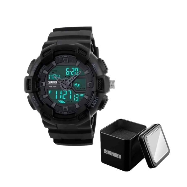 Skmei 1189 Analog-Digital Japanese-Quartz50M Waterproof Watch