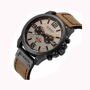 CURREN 8314 Leather Dial Watch