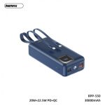 Remax RPP-550 30000mAh Fast Charge Cabled PowerBank