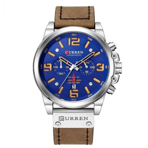 CURREN 8314 Fashion Wristwatch Blue Dial