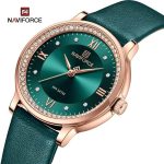 Naviforce womens watch NF5036 Green Luxury Price in Kenya Fashion stainless steel-002