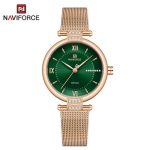 Naviforce Womens Watch NF5019 Green Dial -002