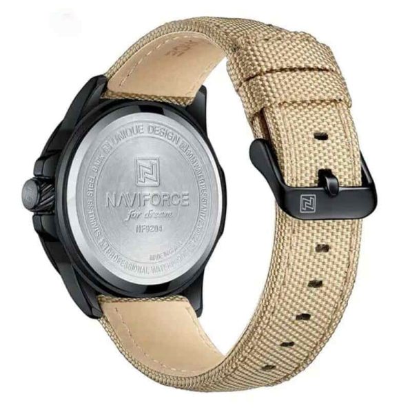 Naviforce Mens Watch NF9204 Brown strap top brand luxury - Image 2