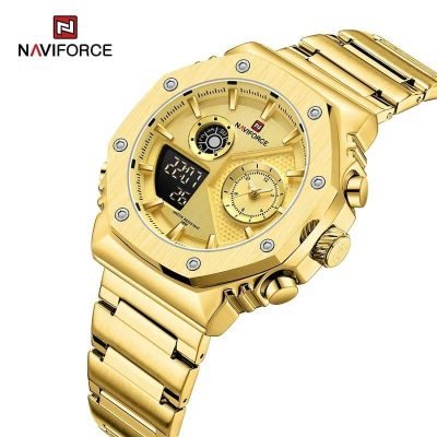 Naviforce Mens Watch NF9216 Gold Stainless Steel price in Kenya