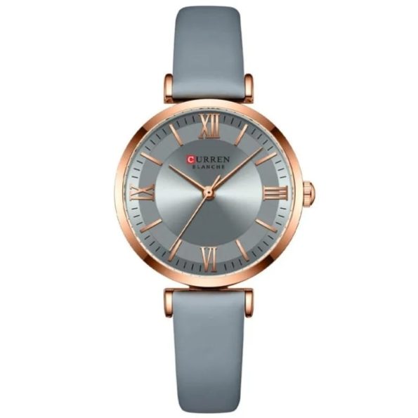 CURREN 9079: Ladies leather strap watch - Image 2