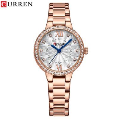 CURREN Lady-Rose Gold Stainless