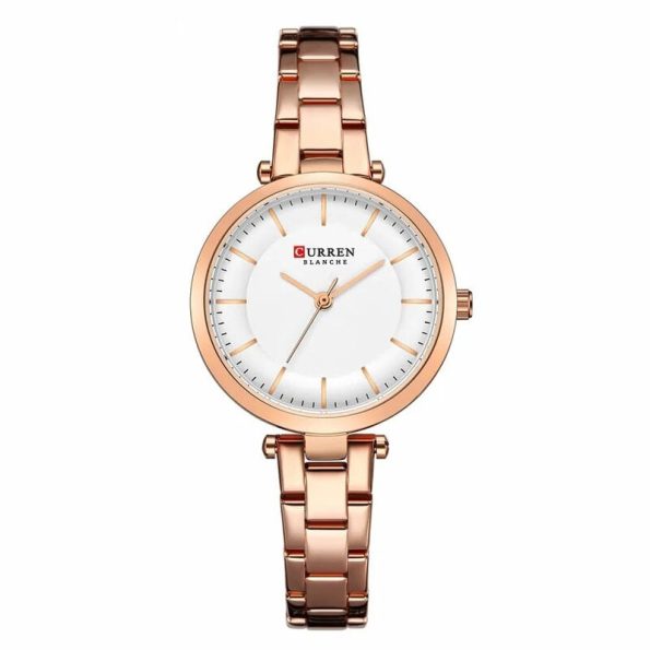 CURREN 9054 Ladies Rose Gold Wristwatch