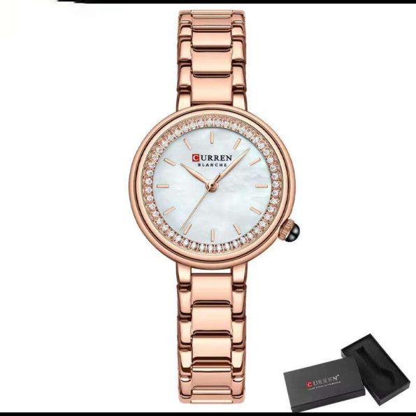 CURREN Lady Rose Gold Wristwatch 9089 - Image 2