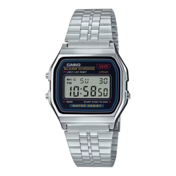 Casio Vintage Digital Stainless Steel Watch- A159WA-1D