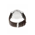 Casio Men’s MTP1314L-7AV Brown Leather Quartz Watch with Silver Dial