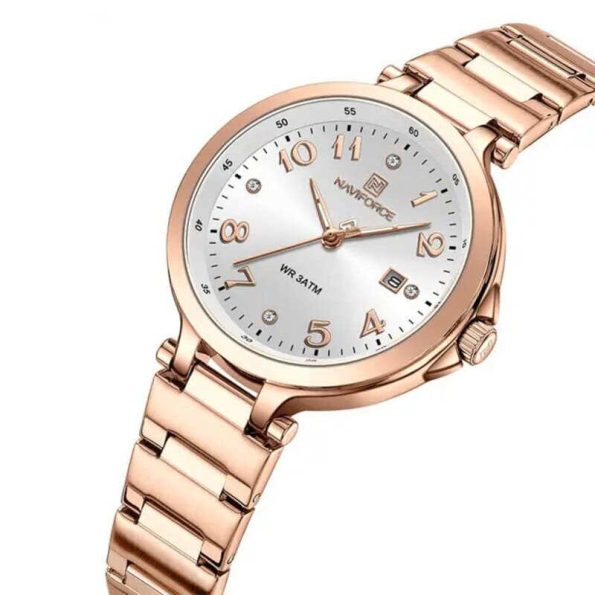 Naviforce Ladies Watch NF5033 Rose Gold Women Luxury - Image 2