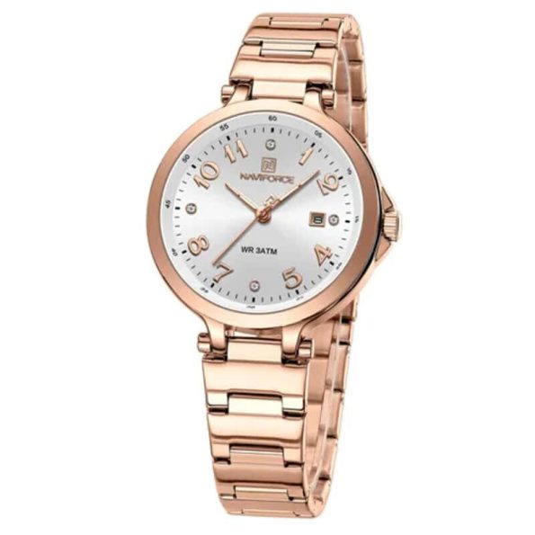 Naviforce Ladies Watch NF5033 Rose Gold Women Luxury