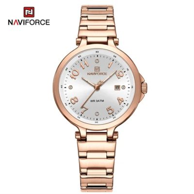 Naviforce Ladies Watch NF5033 Rose Gold Women Luxury price in Kenya -003