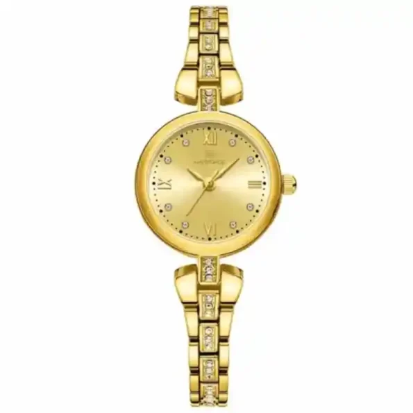 Naviforce Ladies Watch NF5034 Gold Stainless Steel