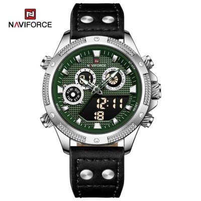 Naviforce Mens Watch NF9224 Black Strap Analog/Digital price in Kenya -002