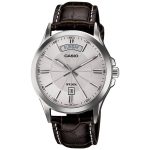Casio Enticer MTP-1381L-7AVDF Analog Brown Leather Watch For Men