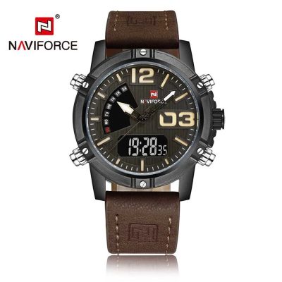 Naviforce Mens Watch NF9065 Brown Leather price in Kenya 001