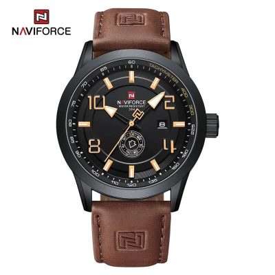 Naviforce Mens Watch NF9229 Brown Leather Price in Kenya-002