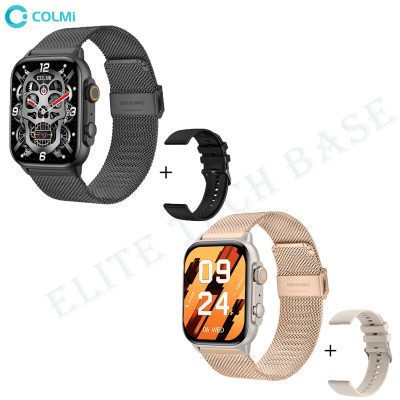 COLMI C81 Smartwatch AMOLED Screen Bluetooth Calling 100+ Sport Mode Smart Watch With extra Metallic Strap