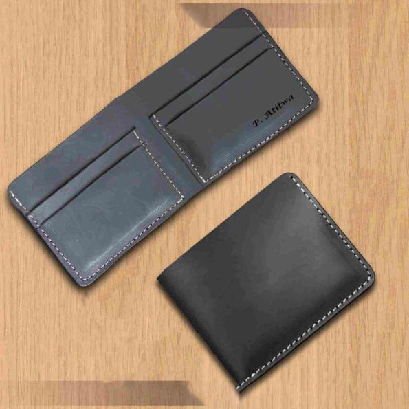 Genuine Leather Wallet with Free Engraving