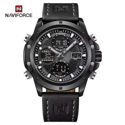 Elegant analog wristwatch with date display by Naviforce.