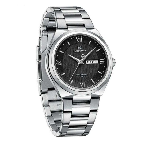 NF8030 Naviforce Silver Strap Watch - Image 3