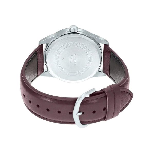 Casio MTP-VD03L-5AUDF Enticer Brown Leather Watch - Image 2