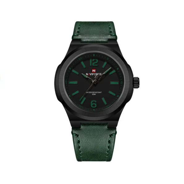 Naviforce NF9233; Green Strap Men's Watch