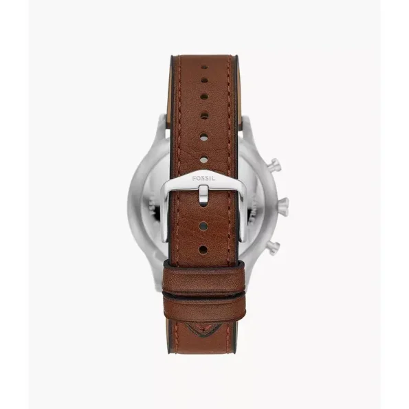 Fossil FS5832 – Men's Leather Chronograph Watch - Image 2