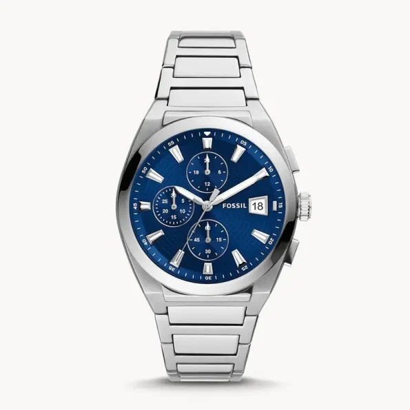 Fossil FS5795 – Men's Chronograph Leather Watch