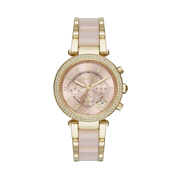 Michael Kors MK6326 : Gold Tone Stunning Chronographic Ladies Watch