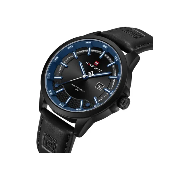 A stylish Naviforce NF9248 men’s wristwatch featuring a round dial, stainless steel case, and a premium leather or stainless steel strap, perfect for casual and formal wear.