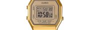 Casio LA680WGA-9D Women's Gold Digital Watch with a Vintage-Inspired Stainless Steel Band.