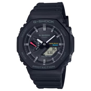 Casio G-Shock GA-B2100-1A Men's Solar-Powered Analog-Digital Watch with Bluetooth.