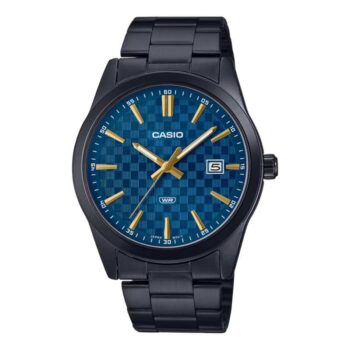 Casio MTP-VD03B-2A Blue Dial Black Resin Strap Watch – Ksh 9