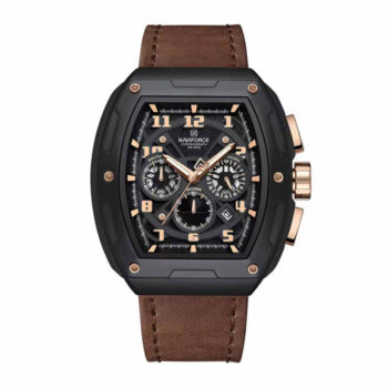 Naviforce NF8053 Men’s Dual Display Watch – Leather Strap