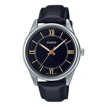 Casio MTP-V005L-1B5 Black Dial Leather Strap Men’s Watch – Ksh 5