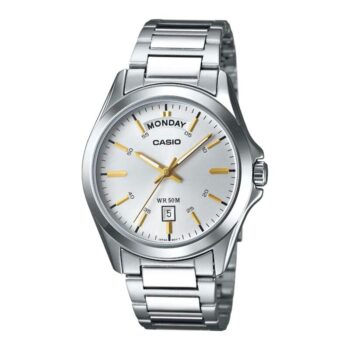 Casio MTP-1370D-7A2 Silver Dial Stainless Steel Men’s Watch – Ksh 9
